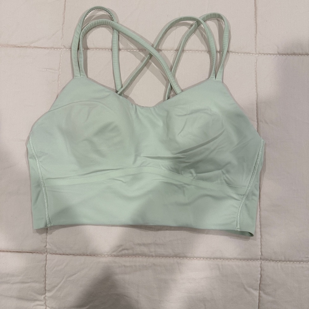 Lululemon Softstreme Mint Green Sports Bra